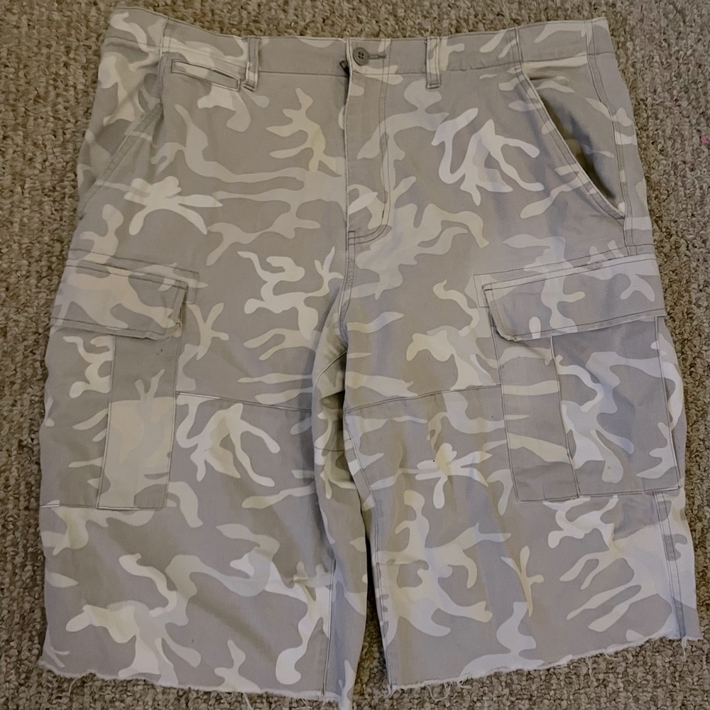 Armani Exchange Camo Cargo Shorts